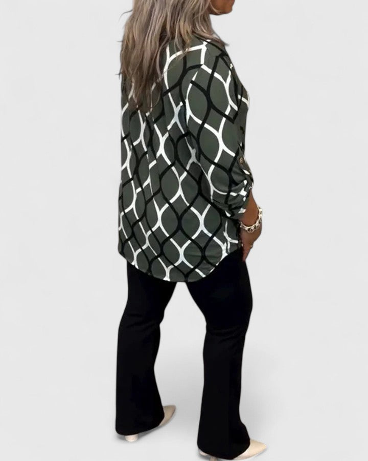 Chic Bluse for Kontor og Kveld