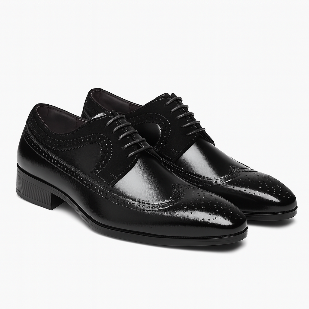 Herre Wingtip Brogue Oxford Sko for Formelle Anledninger