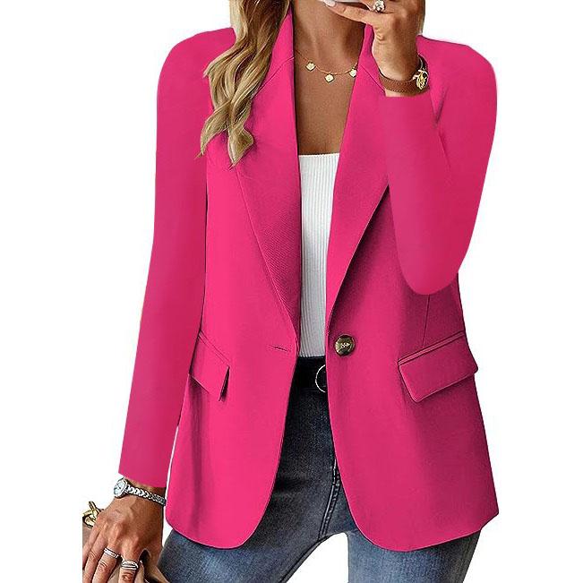 Jill - Skreddersydd Blazer med En Knapper for Arbeid & Arrangementer