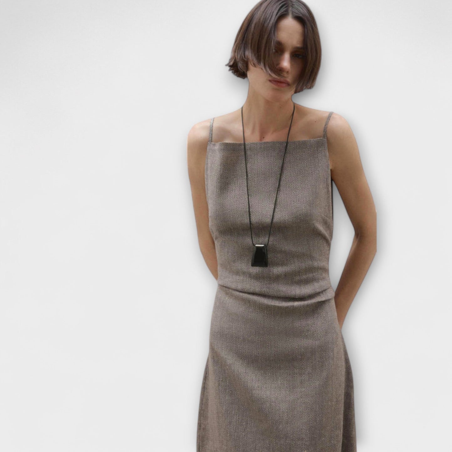 Clara - Linblanding Maxi Kjole for Uanstrengt Stil