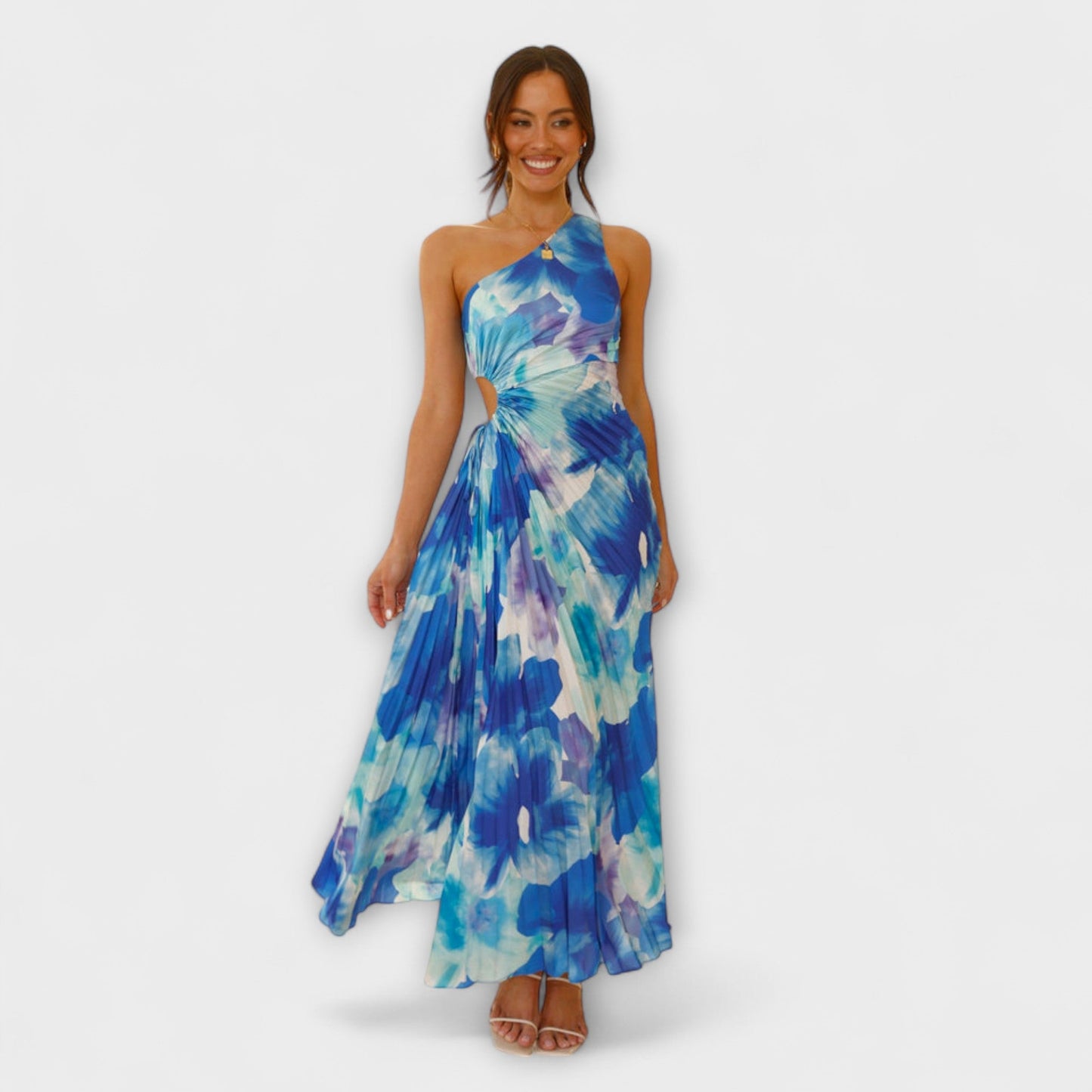 Sienna - Chic Cut-Out Maxi Kjole for Arrangementer