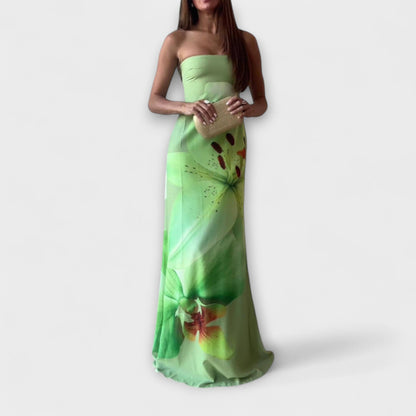 Chic Off-Shoulder Maxi Kjole for Enhver Anledning