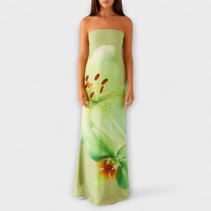 Chic Off-Shoulder Maxi Kjole for Enhver Anledning