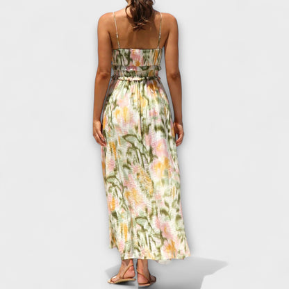 Annalise - Chic Trykt Kjole for Enhver Anledning