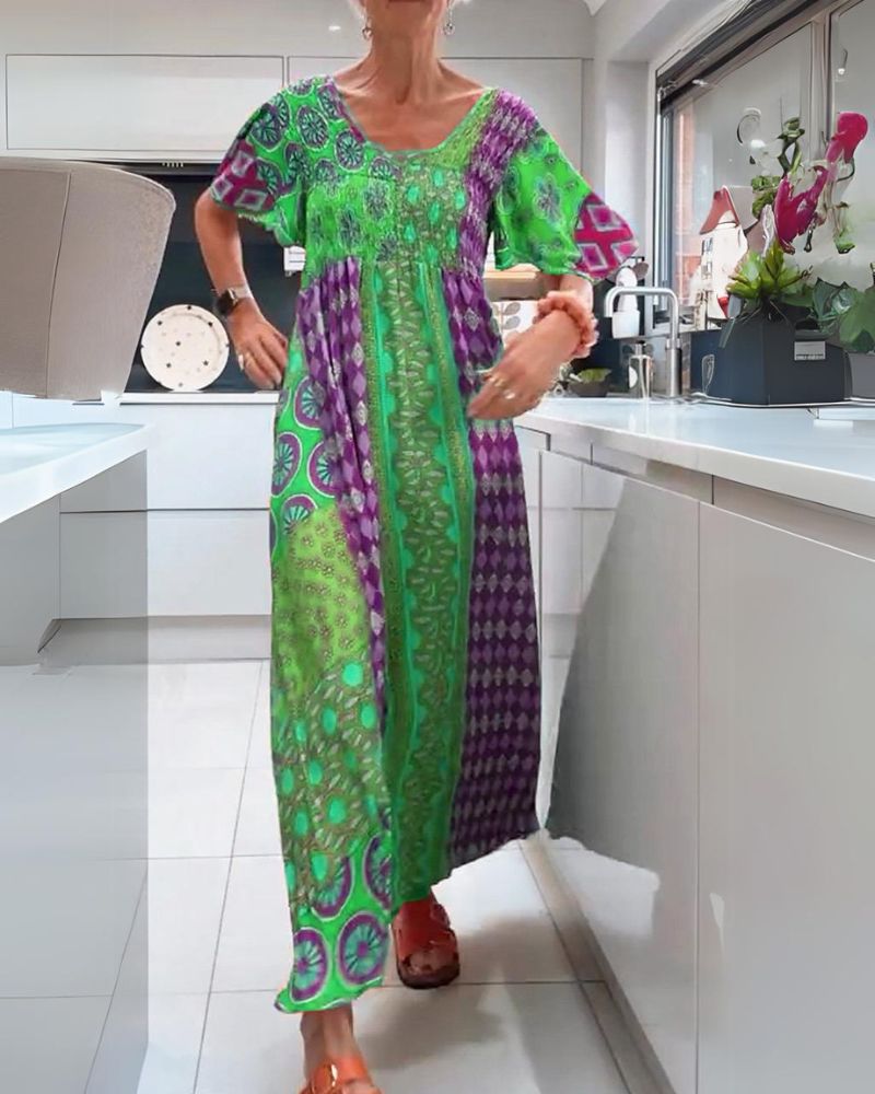 Bohemian Chic Kjole for Festivaler og Arrangementer