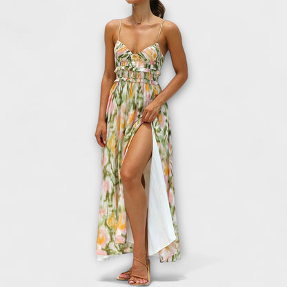 Annalise - Chic Trykt Kjole for Enhver Anledning