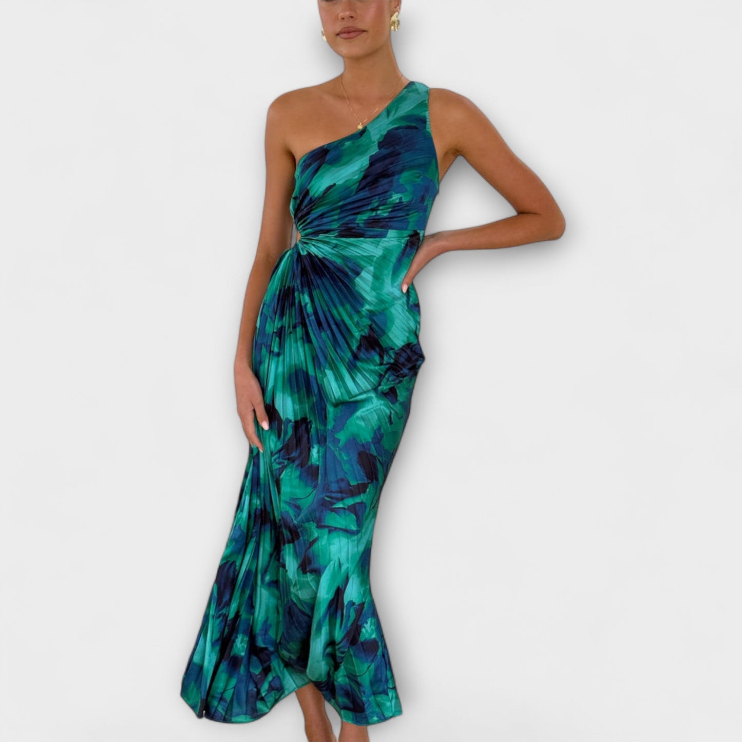 Sienna - Chic Cut-Out Maxi Kjole for Arrangementer