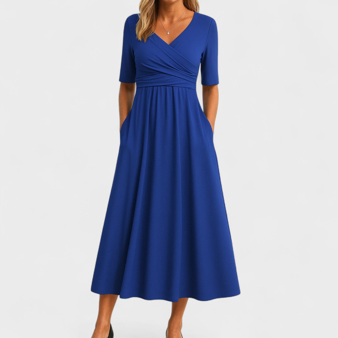 Phoebe | Chic Midi Kjole for Enhver Anledning