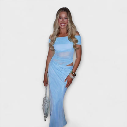 Chic Rynket Ujevn Kjole for Enhver Anledning