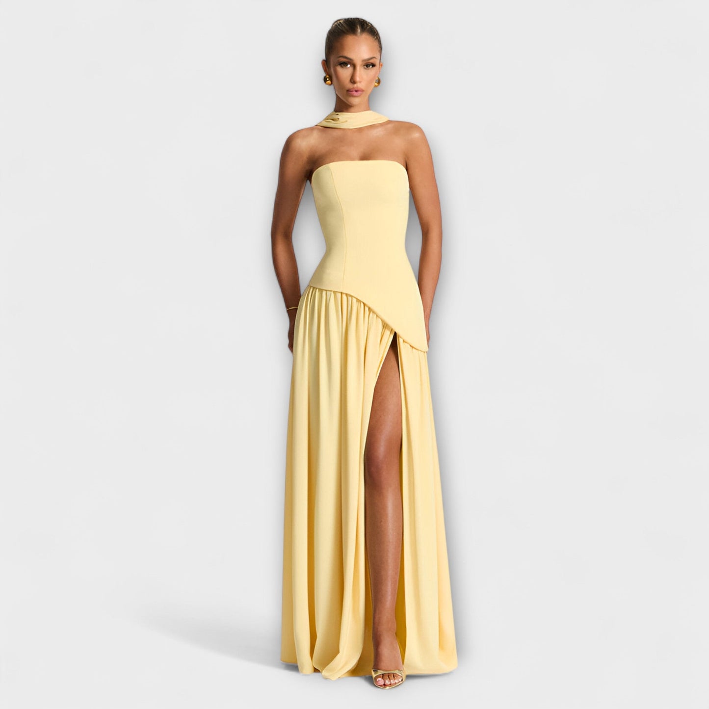 Chic Prom Kjole for Enkel Stil