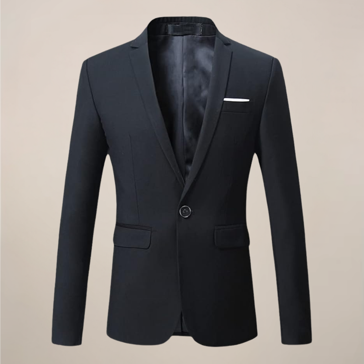 Herres Blazer med To Knapper for Stilige Anledninger