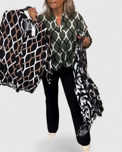 Chic Bluse for Kontor og Kveld