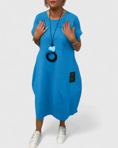 Thalyssiah | Chic Midi Kjole for Enhver Anledning