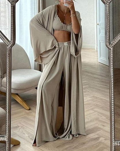 Iana | Stilig Strikkegenser Sett for Hverdagsbruk