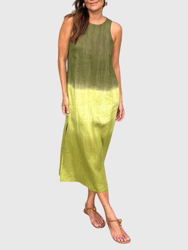 Chic Trykt Kjole for Enhver Anledning