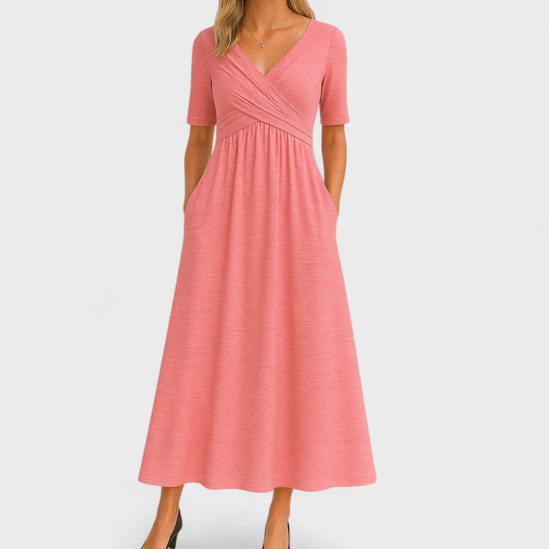 Phoebe | Chic Midi Kjole for Enhver Anledning