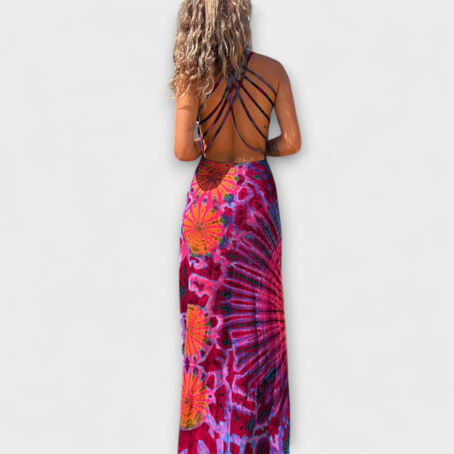 Ronja - La Bamba Tie-Dye Maxi Kjole for Alle Anledninger