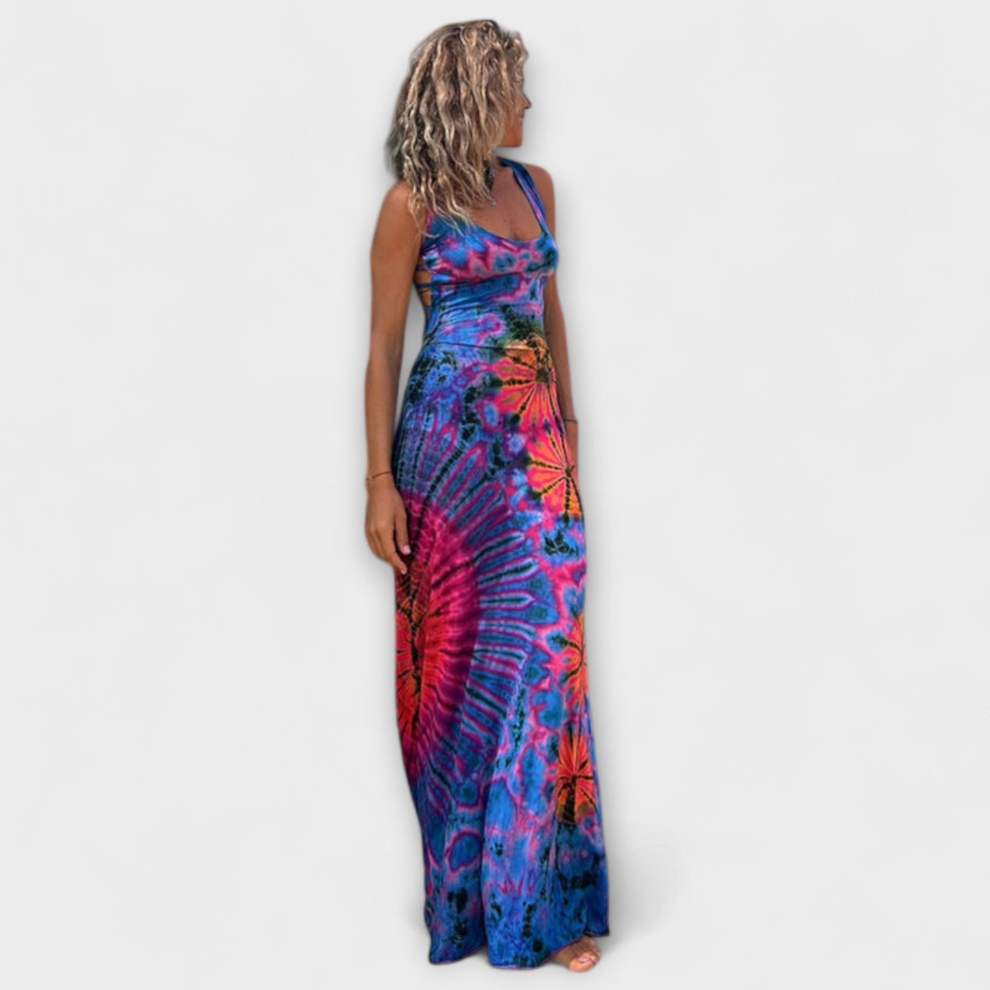 Ronja - La Bamba Tie-Dye Maxi Kjole for Alle Anledninger