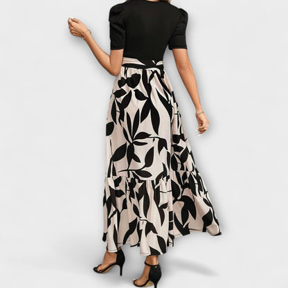 Blomsterprint Sommerkjole for Utendørs Samlinger