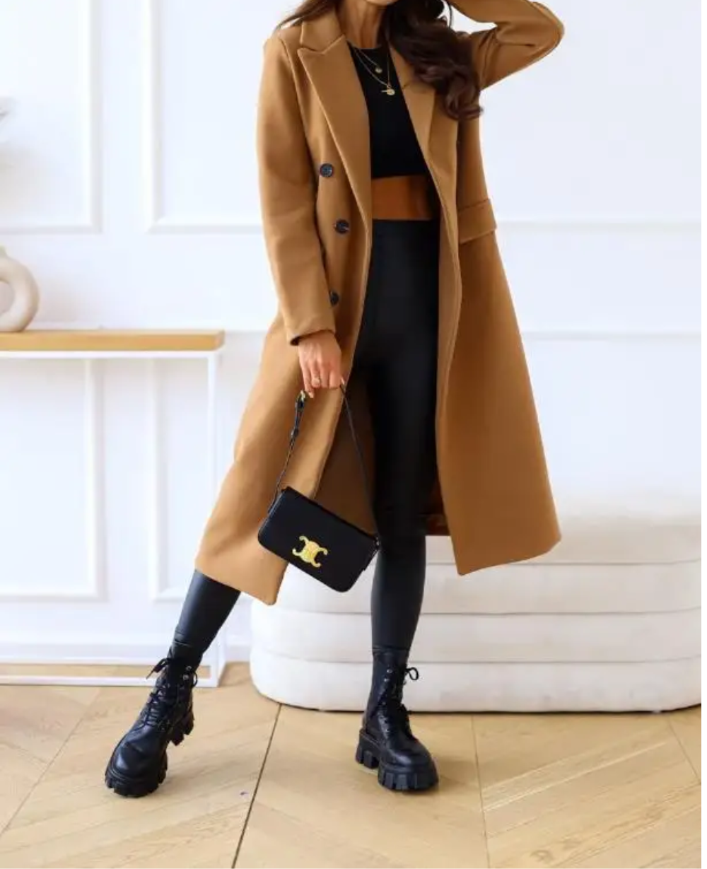 Sophisticated Fitted Trench Coat for All Occasions