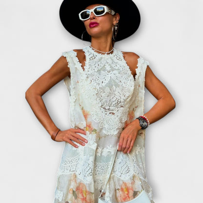 Chic Kelly Blonde Maxi Kjole for Spesielle Anledninger