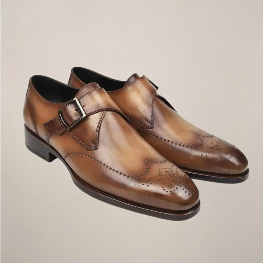 Herre Monk Strap Dress Shoes – Chic Spenne Stil for Formelle Anledninger