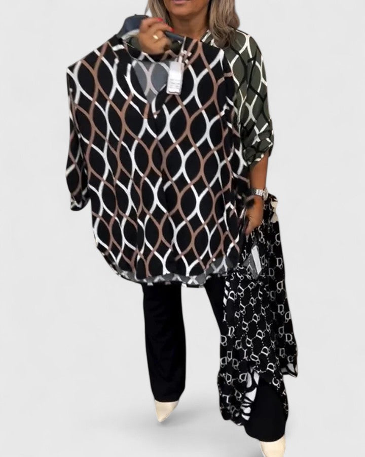 Chic Bluse for Kontor og Kveld