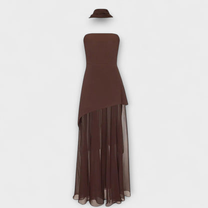 Chiffon Maxi Kjole for Spesielle Anledninger