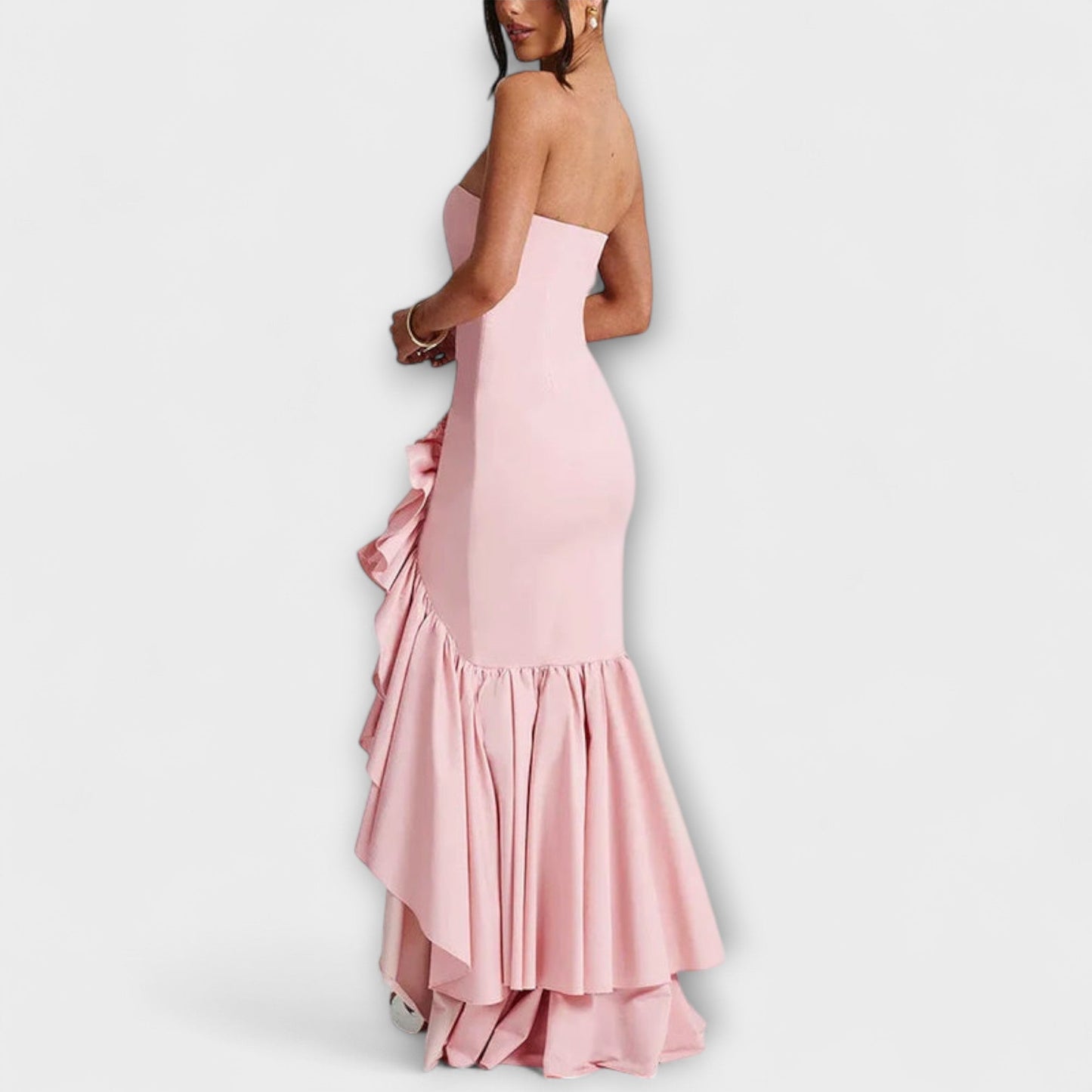 Zuri Off-Shoulder Maxi Kjole for Chic Arrangementer
