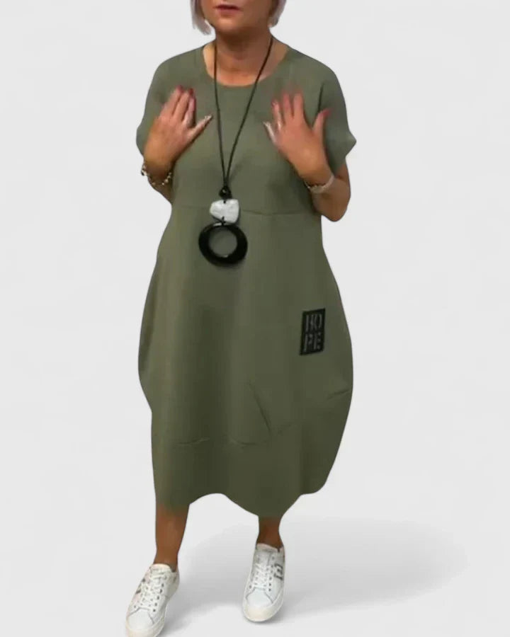 Thalyssiah | Chic Midi Kjole for Enhver Anledning