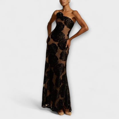 Chic Blomstrete Maxi Kjole for Vårarrangementer