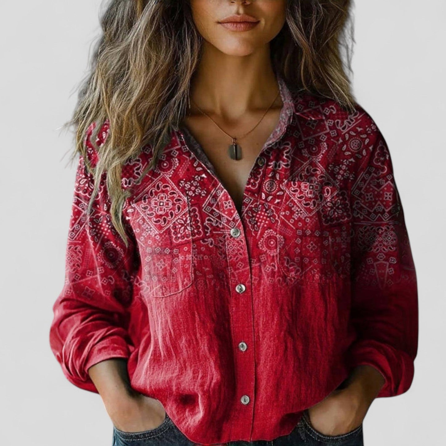 Lorenhilde | Stilig Bluse for Enhver Anledning