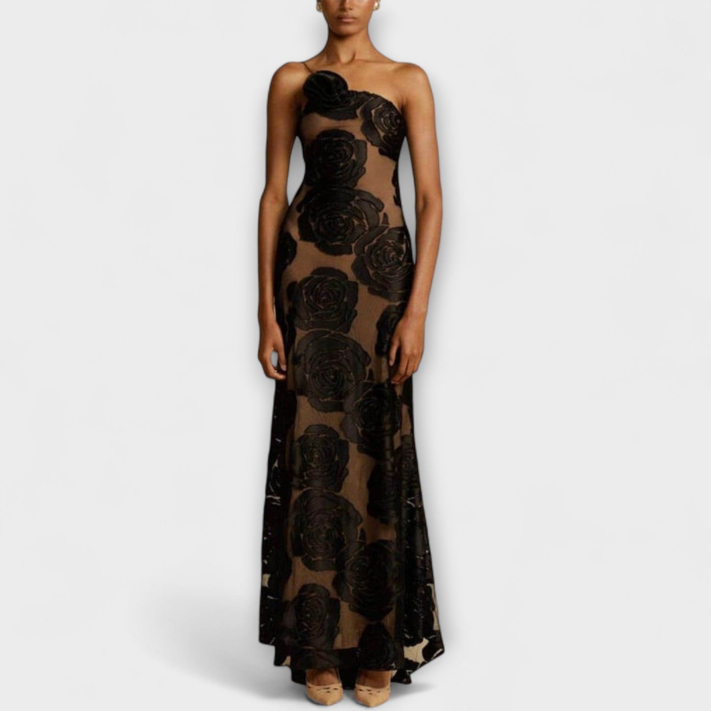 Chic Blomstrete Maxi Kjole for Vårarrangementer