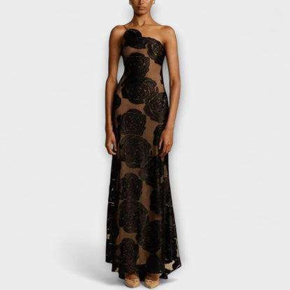 Chic Blomstrete Maxi Kjole for Vårarrangementer