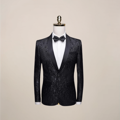 Herre Slim Fit Tuxedo Blazer for Formelle Anledninger