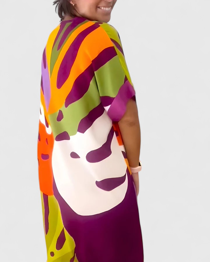 Cymarie | Chic Stoffkjole for Enhver Anledning