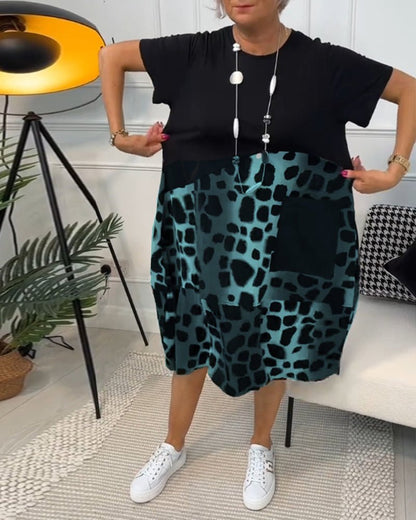 Cassandra | Kvinne Chic Midi Kjole for Alle Anledninger