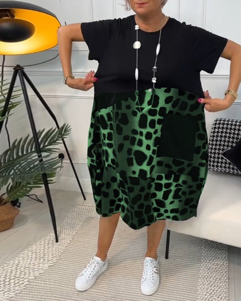 Cassandra | Kvinne Chic Midi Kjole for Alle Anledninger