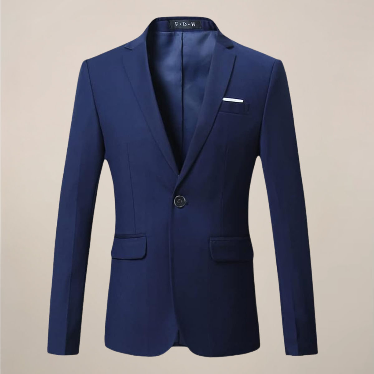 Herres Blazer med To Knapper for Stilige Anledninger