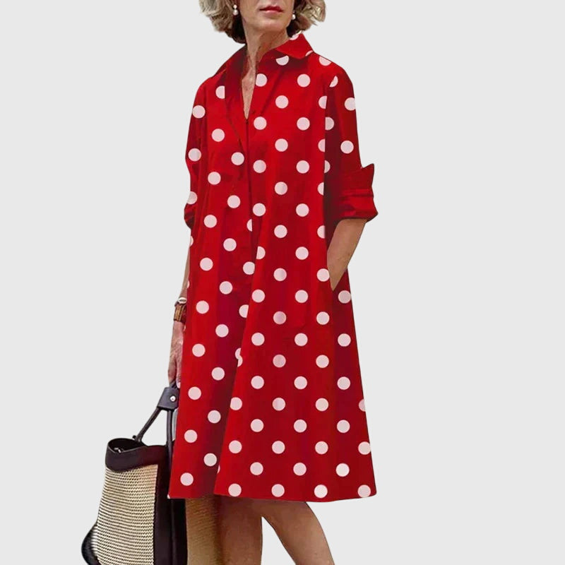 Paige™ - Stilig Kjole med Lommer for Alle Anledninger