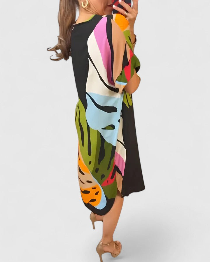 Cymarie | Chic Stoffkjole for Enhver Anledning