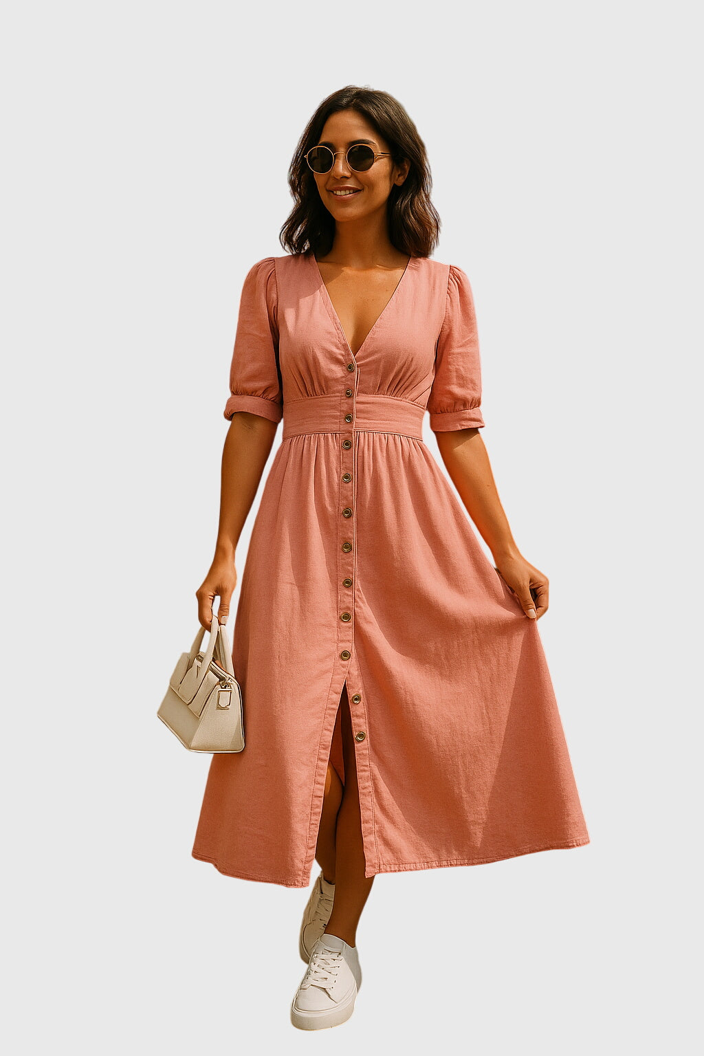 Jacqueline™ | Chic Denim Kjole for Enhver Anledning