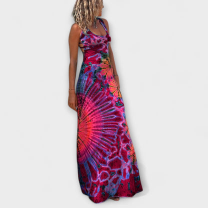 Ronja - La Bamba Tie-Dye Maxi Kjole for Alle Anledninger