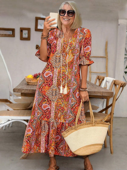 Gene | Boho Chic Maxikjole for Alle Anledninger