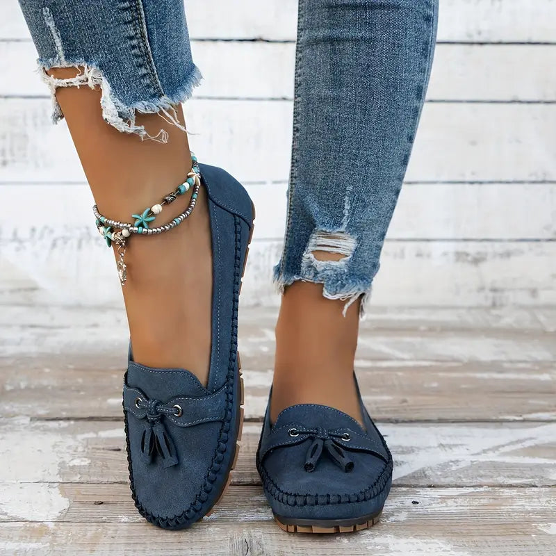 Reagan – Chic Bue Loafers for Alle Anledninger