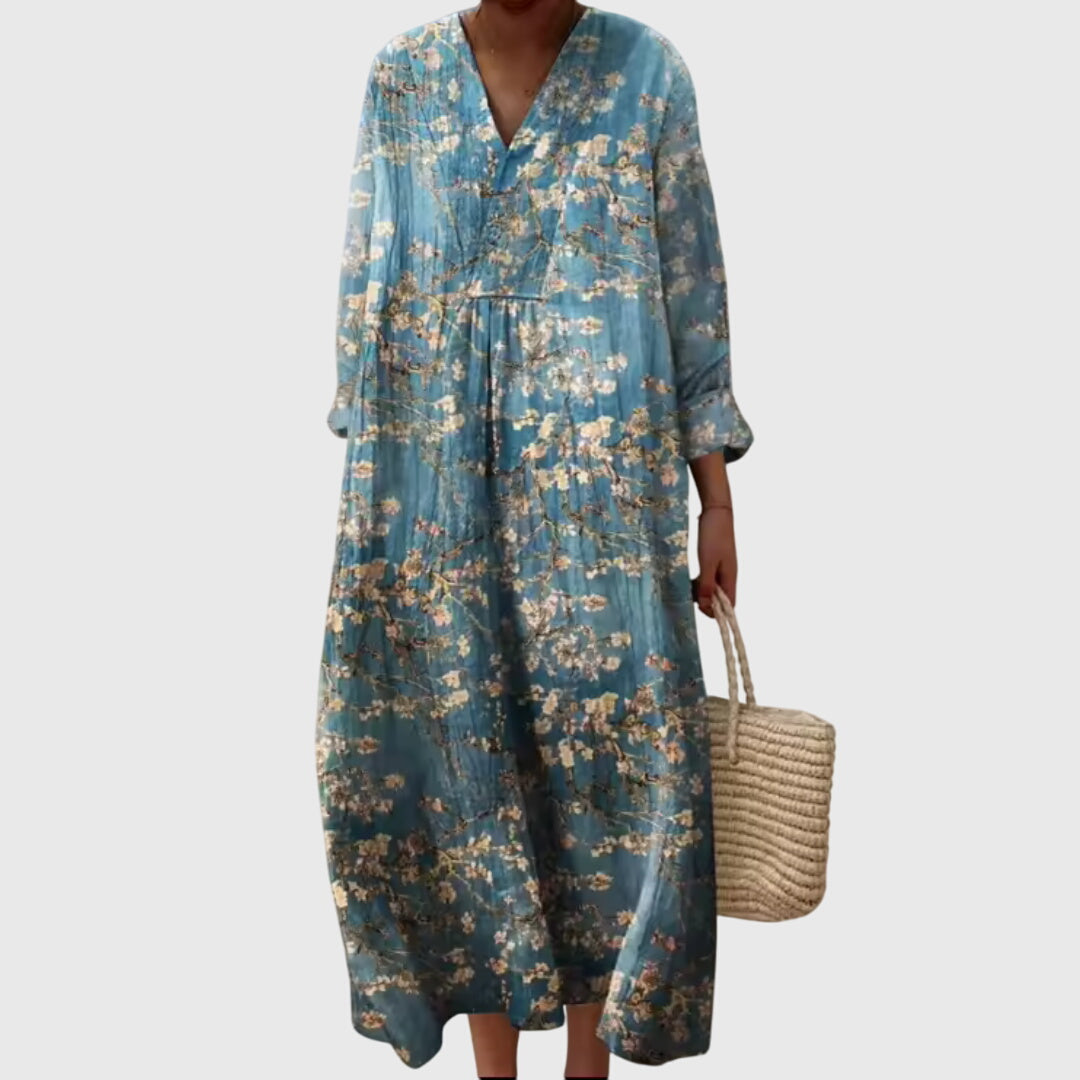 Stephanie™ | Chic Geometrisk Print Kjole for Enhver Anledning