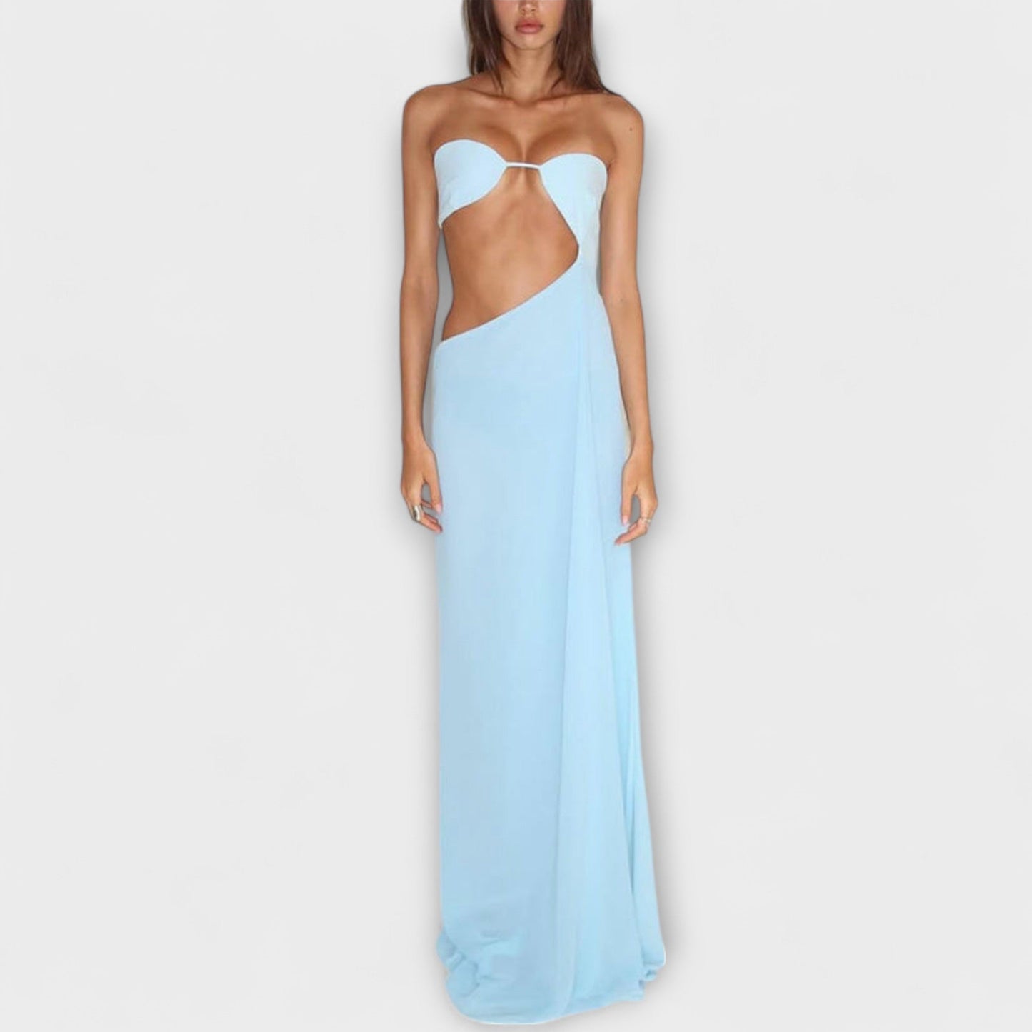 Isabella - Fortryllende Uten Rygg Kveldsdrakt for Spesielle Anledninger