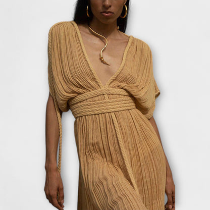 Gresk Stil Maxi Kimono Kjole for Spesielle Anledninger