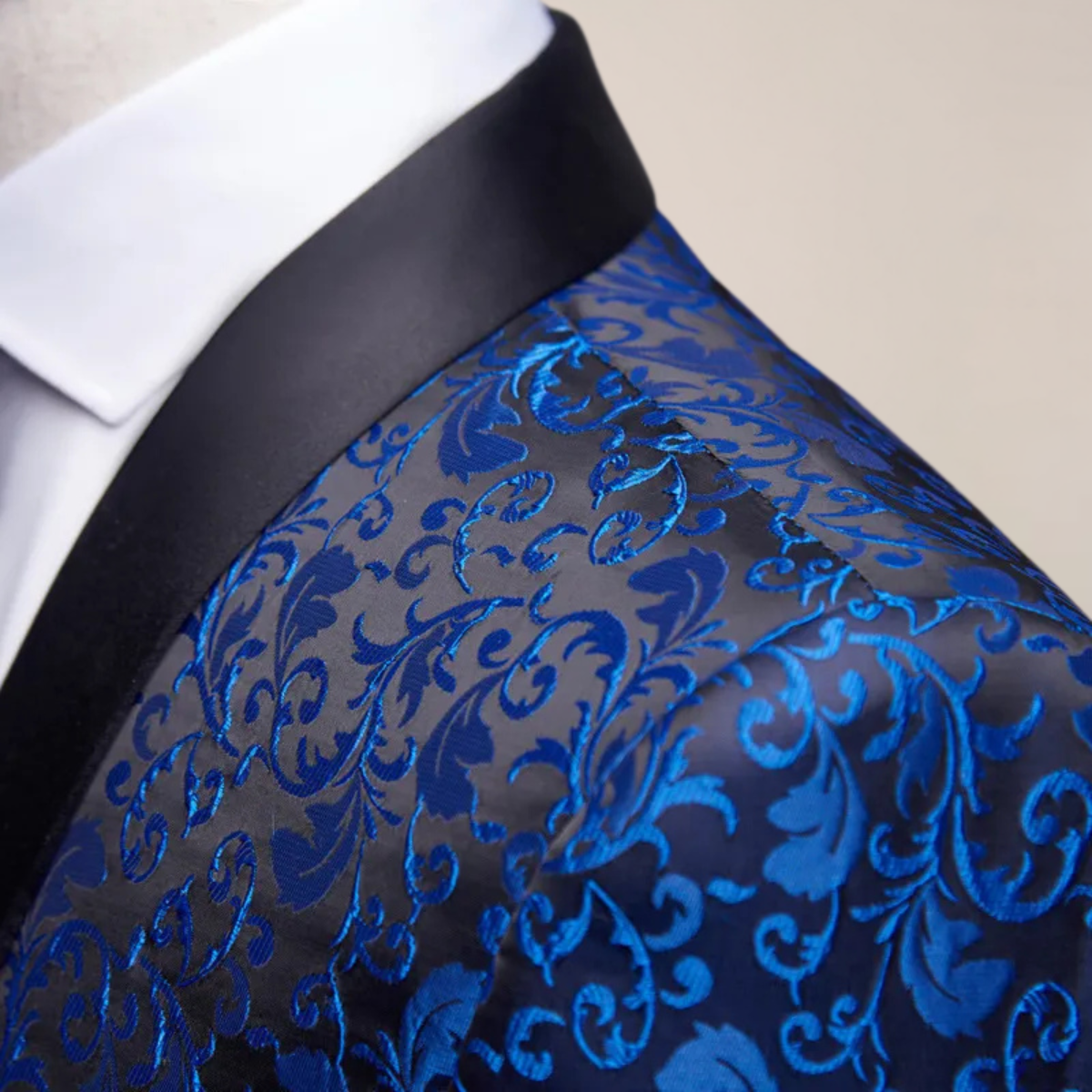 Herre Slim Fit Tuxedo Blazer for Formelle Anledninger