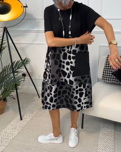 Cassandra | Kvinne Chic Midi Kjole for Alle Anledninger